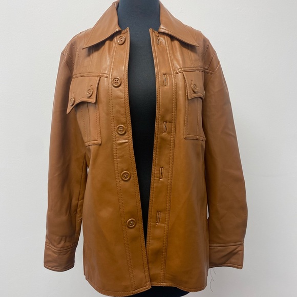 HiGear Jackets & Blazers - HiGear Brown Leather Jacket. Style 39209